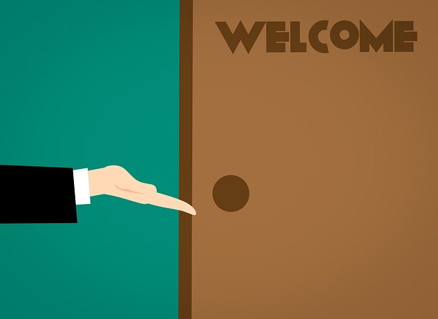 Dvere, ilustrované, Welcome.jpg